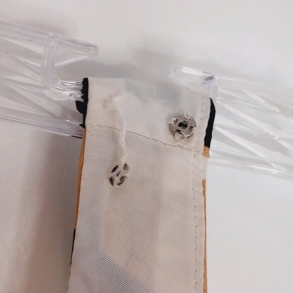 Banana Republic Silk Navy, Gold & Taupe Striped Sheath Dress - Picture 6 of 13